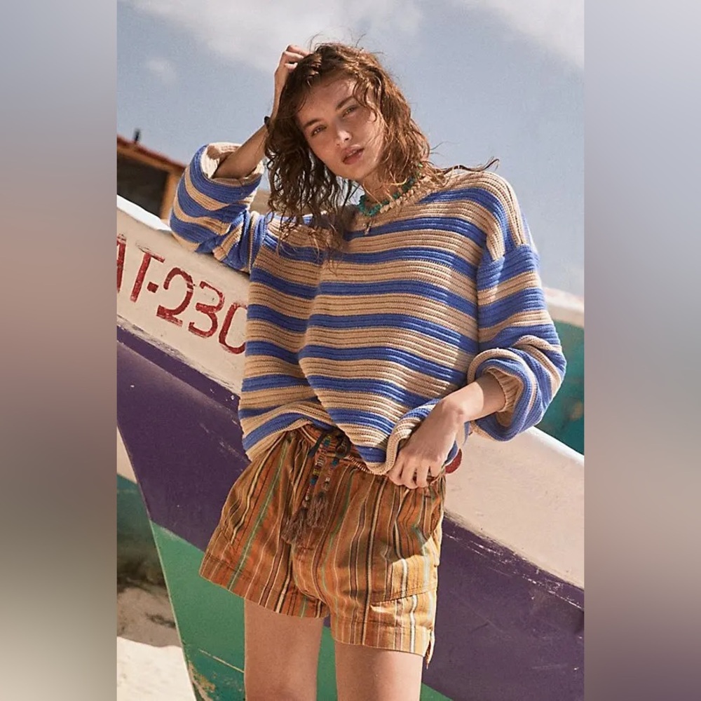 Free People Kahuna Shorts Sunset Combo XS
